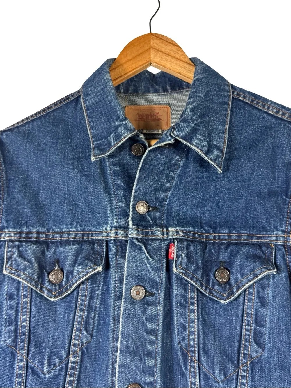 Vintage 70s RARE Levi’s 70505 Type III Denim Jacket Small e 525 Made in USA